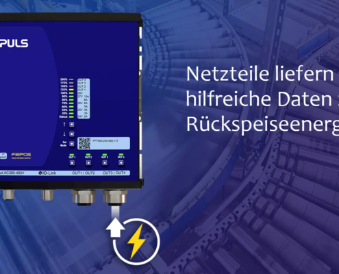 Netzteile liefern hilfreiche Daten zur RÃ¼ckspeiseenergie