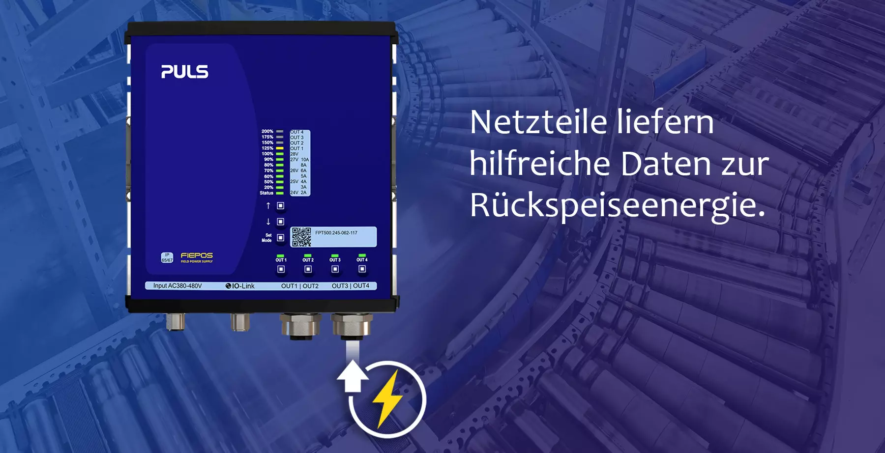 Netzteile liefern hilfreiche Daten zur RÃ¼ckspeiseenergie