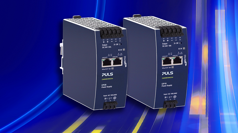 DIMENSION | DIN rail power supplies with EtherCAT