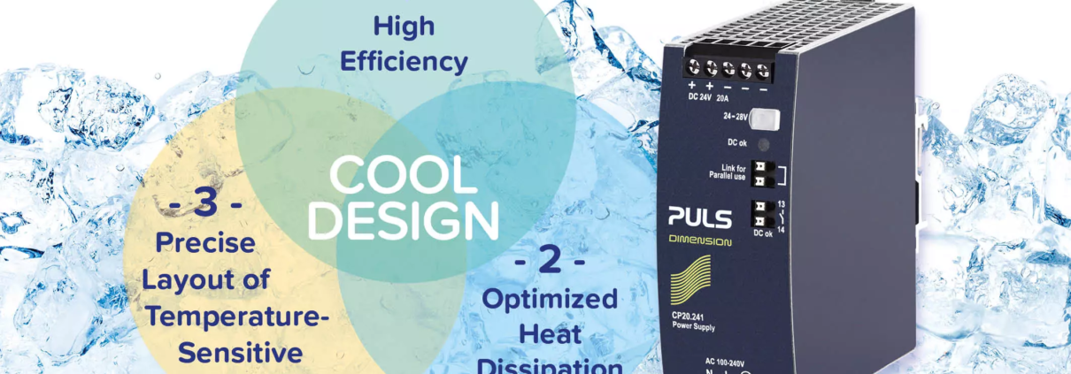 DIN rail power supply units: How the service lifetime is determined by the temperatureDIN rail power supply units: How the service lifetime is determined by the temperature